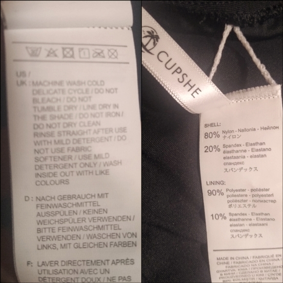 NWT  Floral Cupshe One-piece Swimsuit Size Medium - Picture 8 of 8